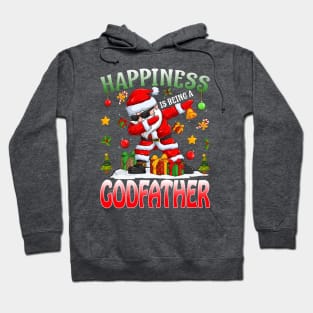 Happiness Is Being A Godfather Santa Christmas Hoodie